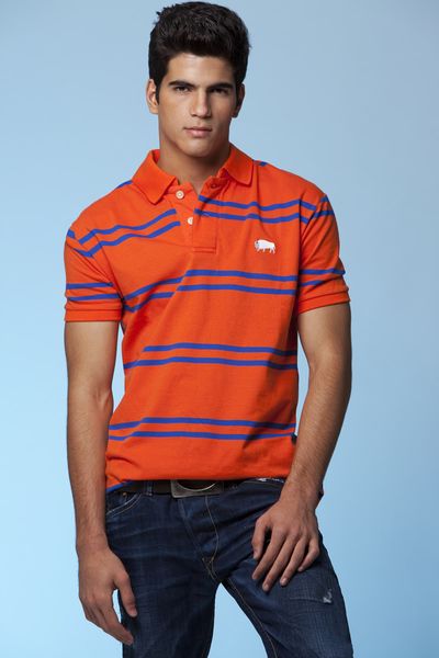 CAMISA POLO ORANGE DOCMEN